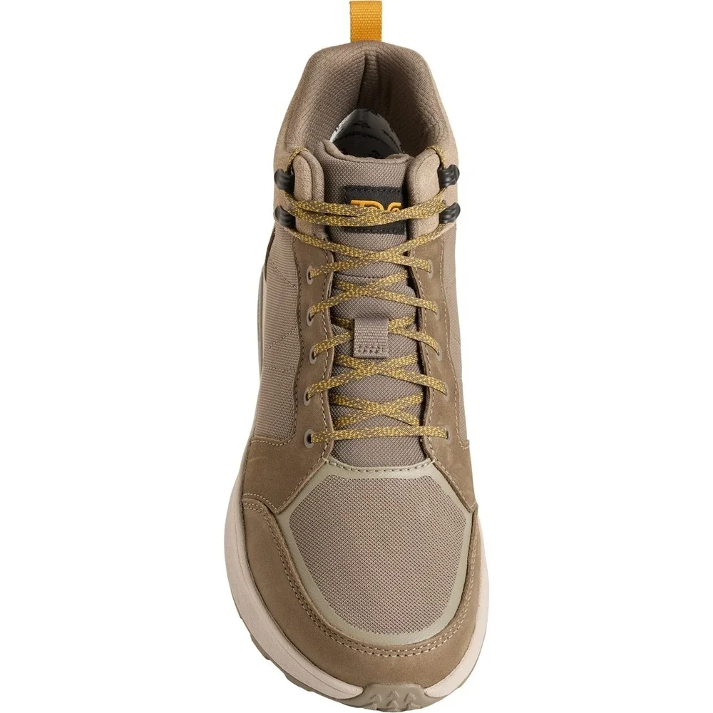 Teva Ellwood Mid Rapid Proof Hiking Boots Men Sz 10 Waterproof Leather ‎ Taupe
